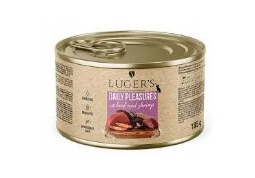 Kassisööt LUGER’S veiseliha-krevett.185g