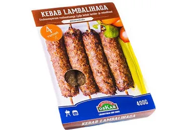 Kebab lambalihaga, OSKAR, 400 g