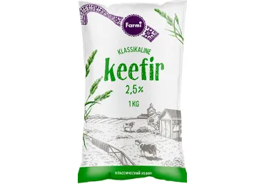 Keefir FARMI 2,5% 1kg, kile
