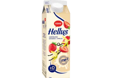 Keefirijook maasika-vanilje, HELLUS, 1 kg