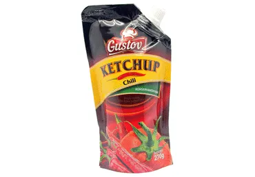 Ketšup, tšilliga, GUSTOV, 270g