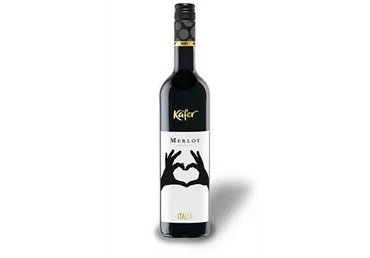 KGT vein KAFER Merlot IGP kuiv 250ml