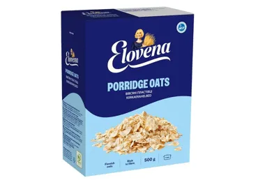 Auzu pārslas ātri vārāmās ELOVENA, 500g