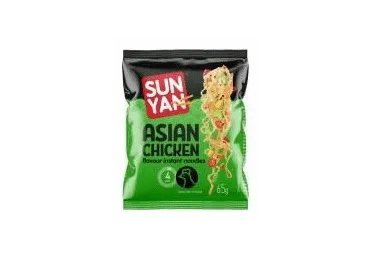 Ātri pagatavojamas nūdeles SUN YAN ar Āzijas vistas garšu 65g