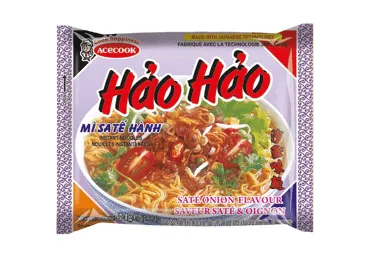 Ātri pagatavojamas nūdeles ar žāvēto sīpolu garšu HAO HAO 74g