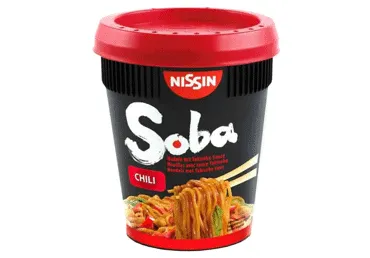 Ātri pagatavojamas nūdeles NISSIN SOBA čili 92g