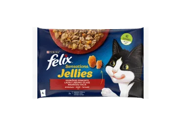 Kiisueine FELIX Sensat.liha tar.4x85g