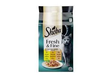 Kiisueine linnulihavalik SHEBA 6*50g