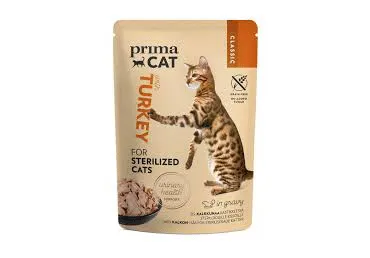 Kiisueine PRIMACAT kalkun ster.kass 85g