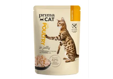 Kiisueine PRIMACAT linnuliha kastmes 85g