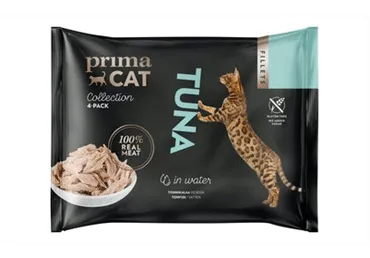 Kiisueine PRIMACAT tuunikala vees 4x50g