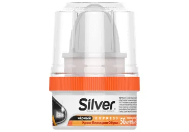Apavu krēms bundžiņā SILVER melns 50ml