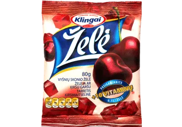 Kirsimaitseline tarretis KLINGAI 80g
