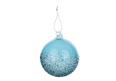 Stikla Ziemassvētku eglītes rotājums 2dizaini