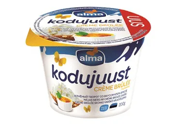 Kodujuust ALMA creme brulee maits., 200g