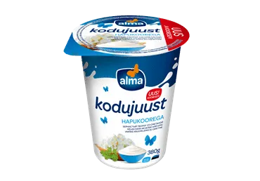Kodujuust hapukoorega Alma 7% 380g