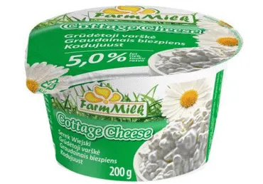 Kodujuust FARM MILK 5%, 200g