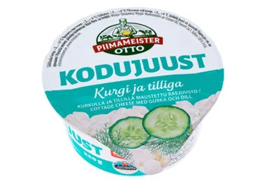 Kodujuust kurgi ja tilliga Piimameister Otto 220g