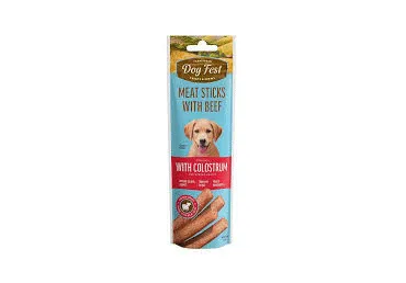 Koeramaius pulgad Dog Fest vasikaliha ja ternespiimaga, kutsikatele, 45g.