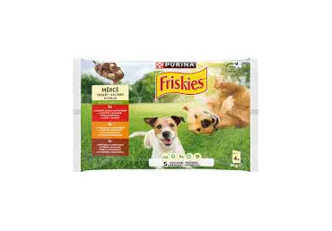 Koerasööt FRISKIES veise-kana-lamb 4x85g