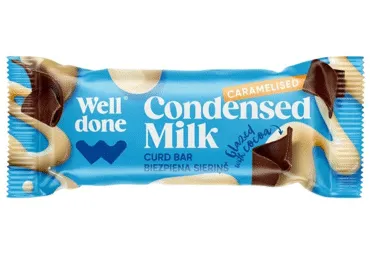 Biezpiena sieriņš WELL DONE ar iebiezināto pienu 45g  