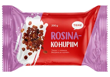 Kohupiim TERE rosinatega, 200g