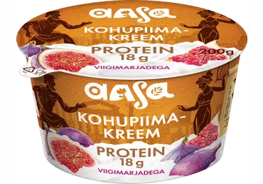 Kohupiimakreem AASA viigimarja0.8 % 200g
