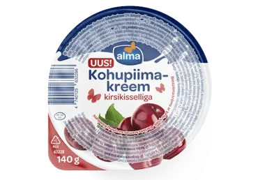 Kohupiimakreem ALMA kirsikisselliga,140g