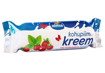 Biezpiena krēms Alma ar meža zemenēm 300g