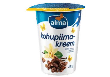 Kohupiimakreem ALMA rosina, 380g