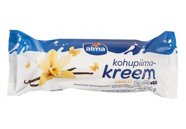 Kohupiimakreem vanilli 2,5%, ALMA, 300 g