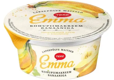 Kohupiimakreem TERE Emma banaani, 150g