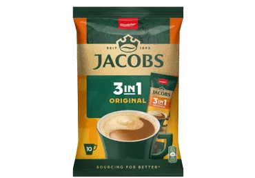 Šķīstošās kafijas dzēriens 3in1 JACOBS 10x12.6g