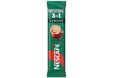 Šķīstošās kafijas dzēriens 3in1 NESCAFE Strong 16g
