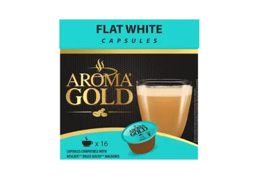 Kohvikap. AROMA GOLD Flat white 16x11.7g