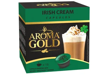 Kohvikaps. AROMA GOLD Irish Cream 16x16g
