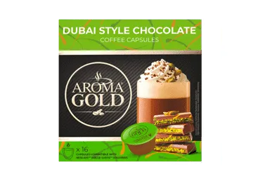 Kohvikaps.AROMA GoldDubai choc.16x16g