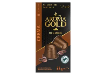 Kafijas kapsulas AROMA GOLD Nespresso Crema 55g