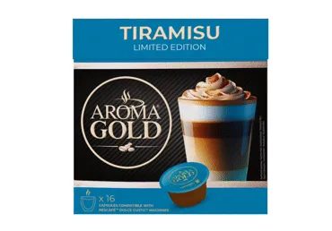 Kafijas kapsulas  AROMA GOLD Tiramisu 16x16g