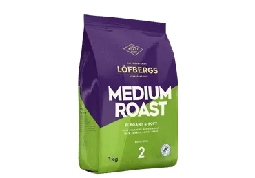 Kohvioad keskm.röst LÖFBERGS 1kg