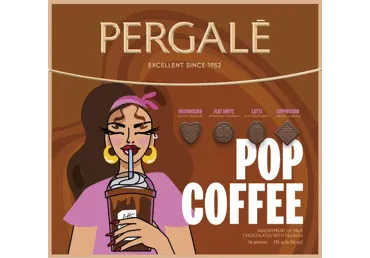Kommiassortii kohviga PERGALE 115g