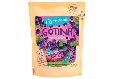 Piena konf.ar upenēm SKRĪVERU 250g