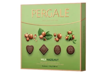 Konfekšu izlase Milk hazelnuts PERGALE 110g
