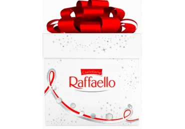 Konfekšu kārba RAFFAELLO CUBETTO 70g