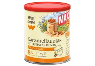 Karamelizēts kondensētais piens WELL DONE 1kg