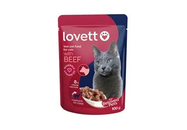 Kons.kassisööt LOVETT veiseliha 100g