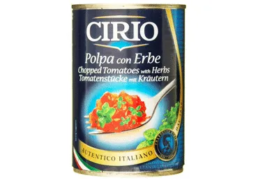 Kons.tomati tükkid ürdiga,CIRIO 400g