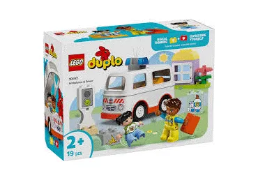 Konstruktors LEGO Ātrā palīdzība un šoferis 10447