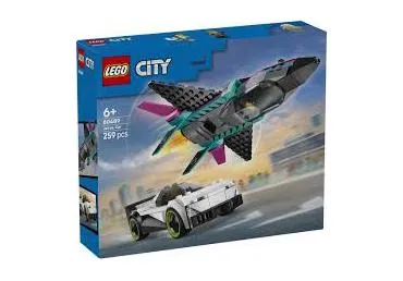 Konstruktor LEGO Hävitaja vs auto 60489