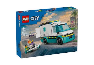 Konstruktors LEGO Ātrās palīdzības auto 60451